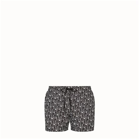 fendi roma swim shorts